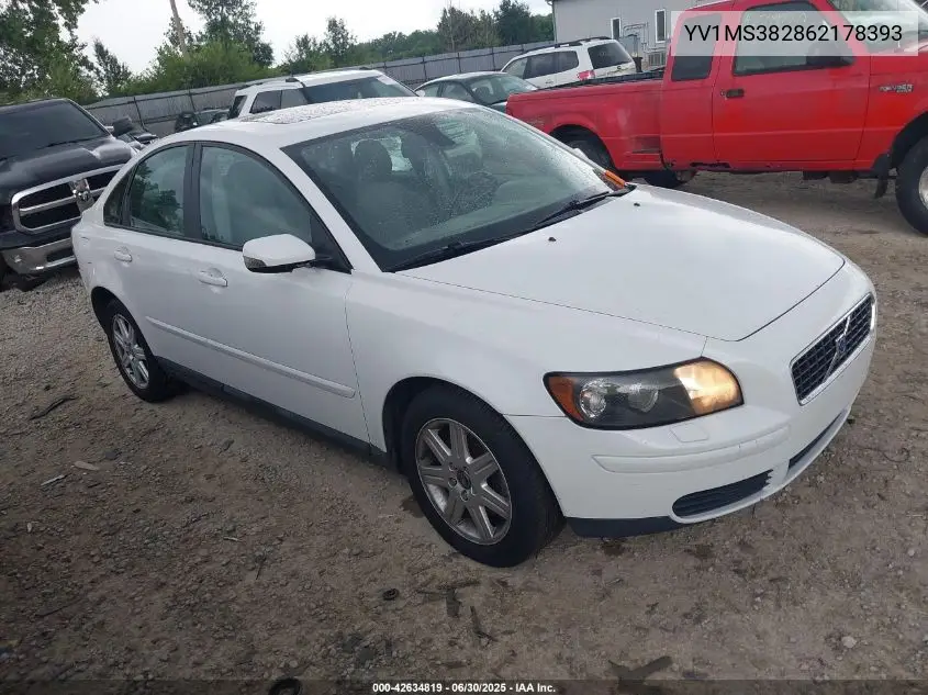 2006 Volvo S40 2.4I VIN: YV1MS382862178393 Lot: 42634819