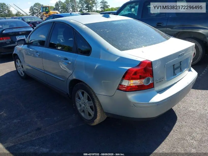 2007 Volvo S40 2.4I VIN: YV1MS382172296495 Lot: 42197332