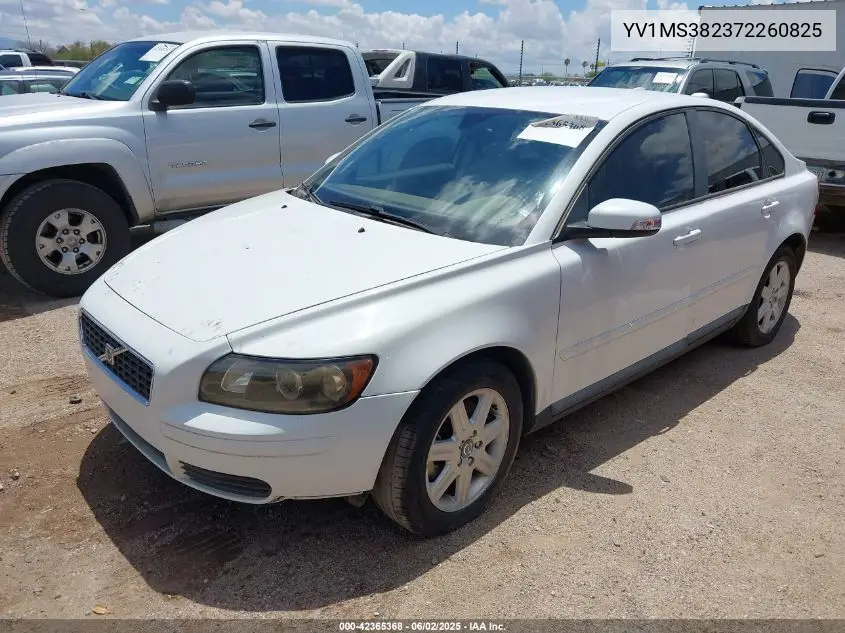 2007 Volvo S40 2.4I VIN: YV1MS382372260825 Lot: 42365368