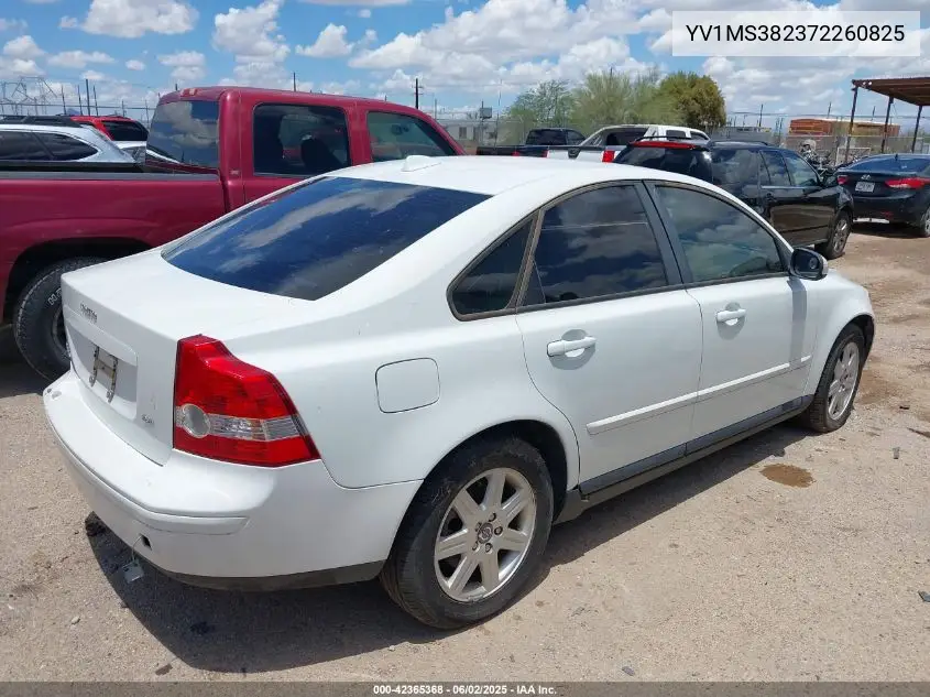 2007 Volvo S40 2.4I VIN: YV1MS382372260825 Lot: 42365368