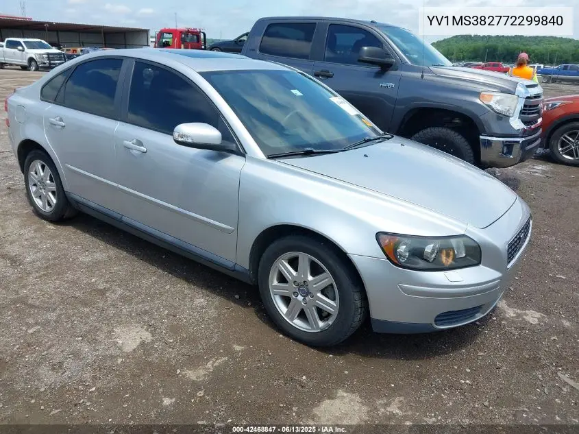 2007 Volvo S40 2.4I VIN: YV1MS382772299840 Lot: 42468847