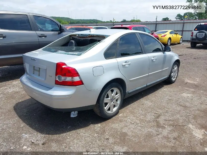 2007 Volvo S40 2.4I VIN: YV1MS382772299840 Lot: 42468847
