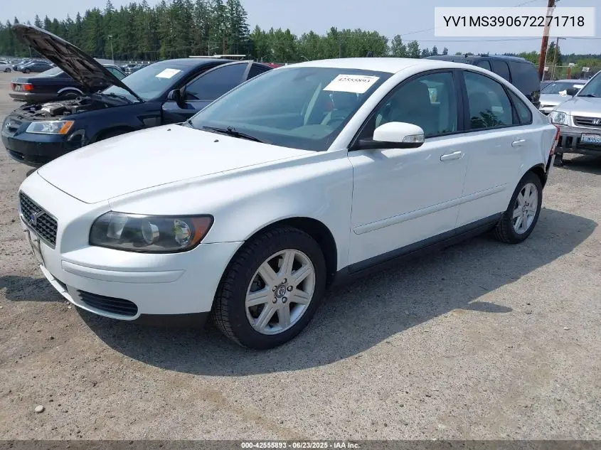 2007 Volvo S40 2.4I VIN: YV1MS390672271718 Lot: 42555893