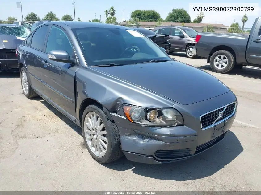 2007 Volvo S40 2.4I VIN: YV1MS390072300789 Lot: 42573652