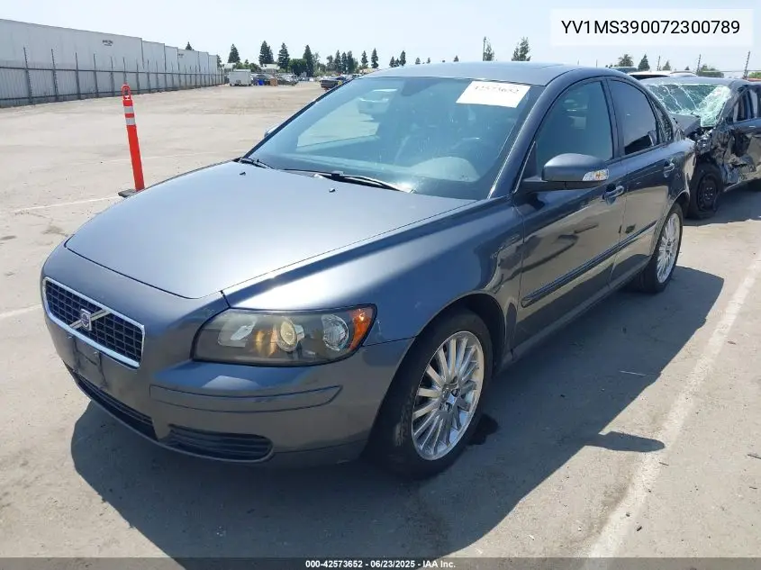 2007 Volvo S40 2.4I VIN: YV1MS390072300789 Lot: 42573652