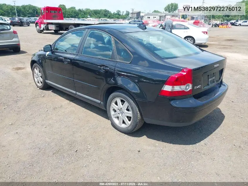 2007 Volvo S40 2.4I VIN: YV1MS382972276012 Lot: 42693831