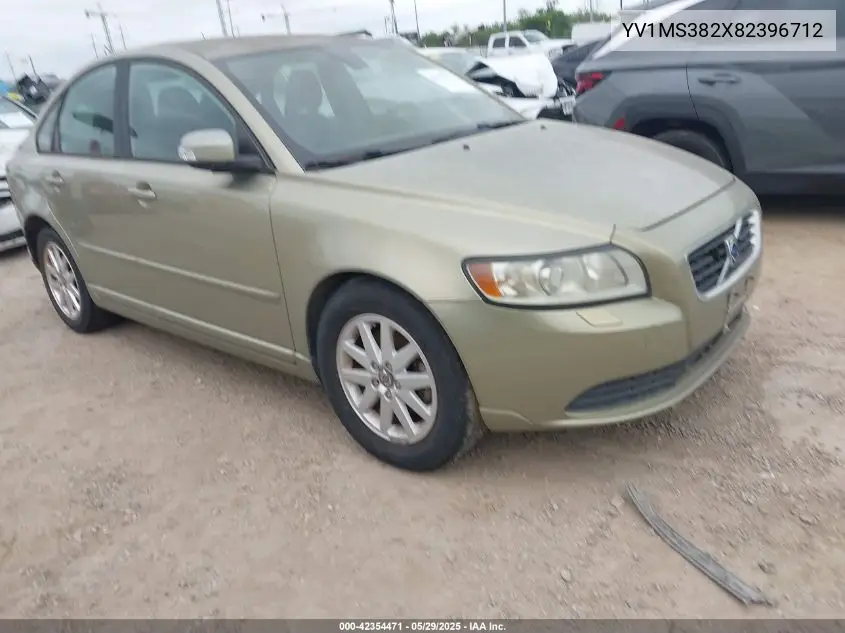2008 Volvo S40 2.4I VIN: YV1MS382X82396712 Lot: 42354471