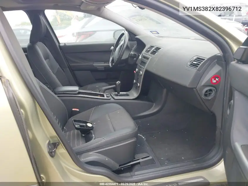 2008 Volvo S40 2.4I VIN: YV1MS382X82396712 Lot: 42354471