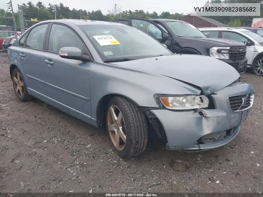 2008 Volvo S40 2.4I VIN: YV1MS390982385682 Lot: 42518718