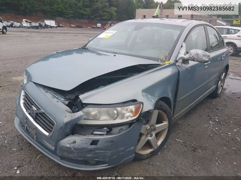 2008 Volvo S40 2.4I VIN: YV1MS390982385682 Lot: 42518718
