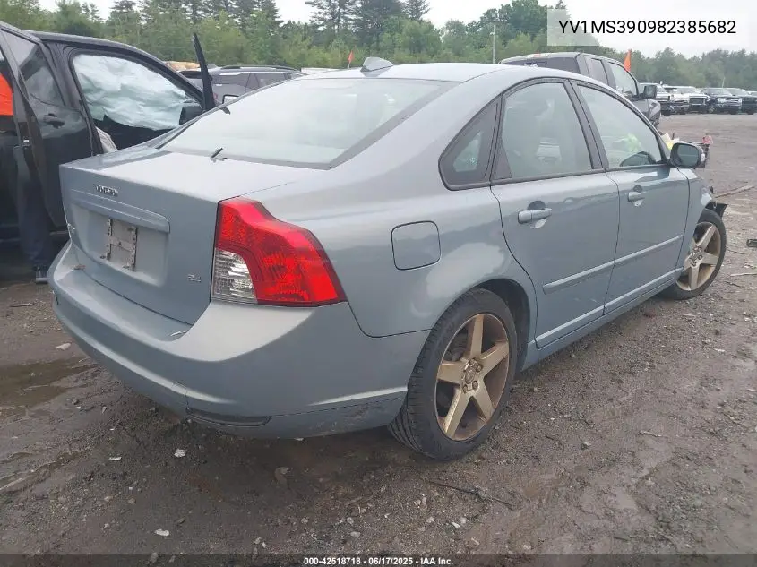 2008 Volvo S40 2.4I VIN: YV1MS390982385682 Lot: 42518718