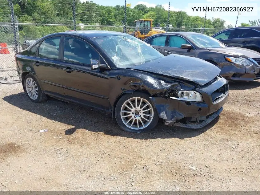 2008 Volvo S40 T5 VIN: YV1MH672082366927 Lot: 42580065