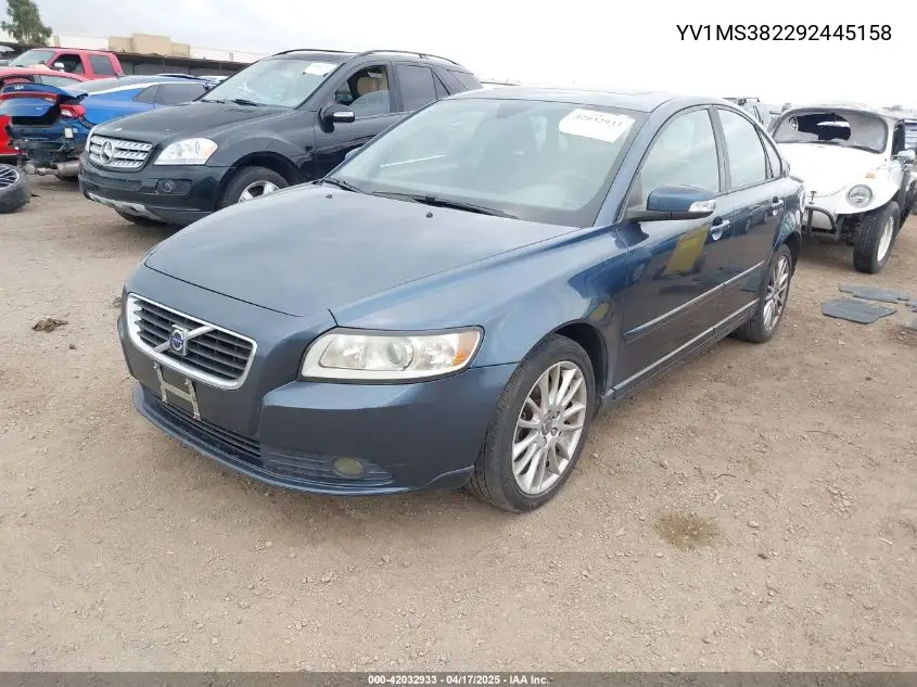 2009 Volvo S40 2.4I VIN: YV1MS382292445158 Lot: 42032933