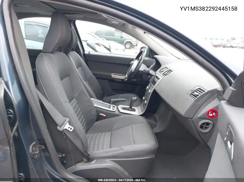 2009 Volvo S40 2.4I VIN: YV1MS382292445158 Lot: 42032933