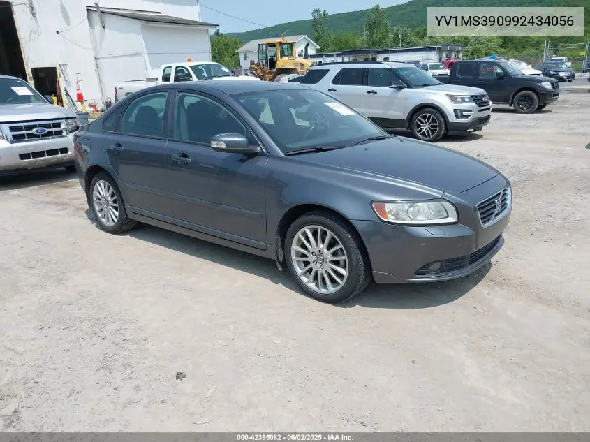 2009 Volvo S40 2.4I VIN: YV1MS390992434056 Lot: 42395082