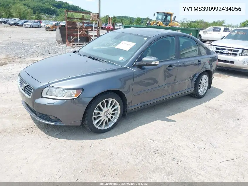 2009 Volvo S40 2.4I VIN: YV1MS390992434056 Lot: 42395082