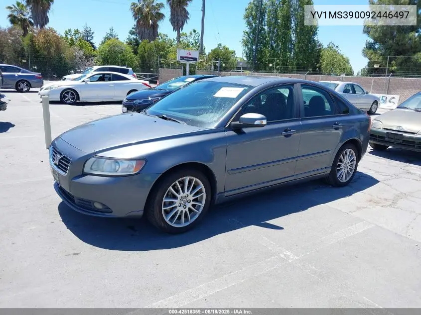 2009 Volvo S40 2.4I VIN: YV1MS390092446497 Lot: 42518359