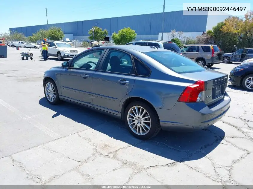 2009 Volvo S40 2.4I VIN: YV1MS390092446497 Lot: 42518359