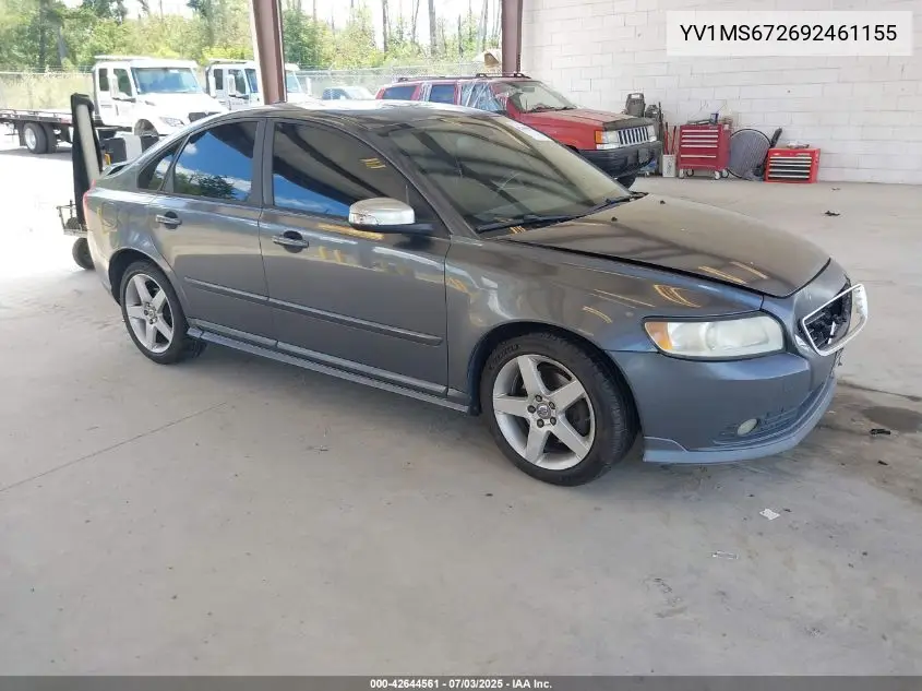 2009 Volvo S40 T5 R-Design VIN: YV1MS672692461155 Lot: 42644561