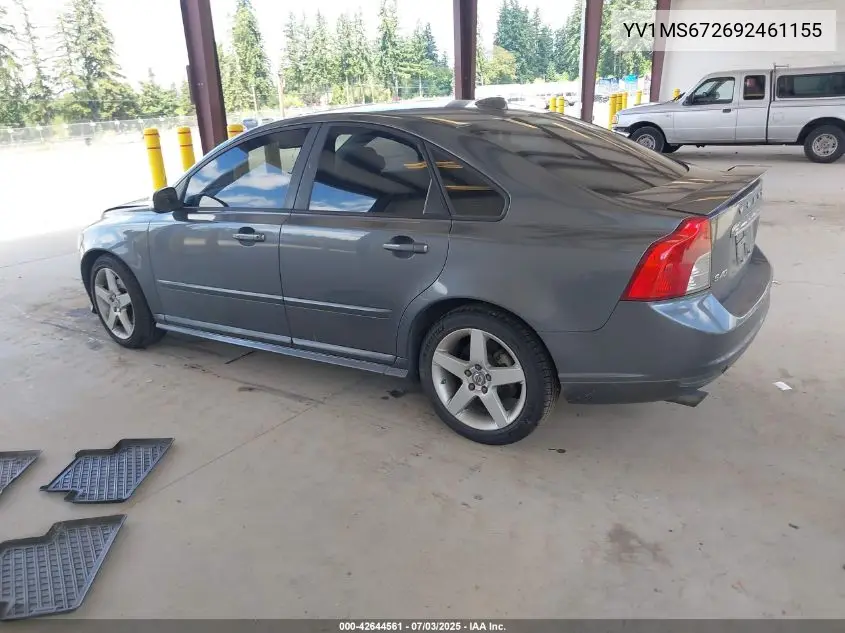 2009 Volvo S40 T5 R-Design VIN: YV1MS672692461155 Lot: 42644561