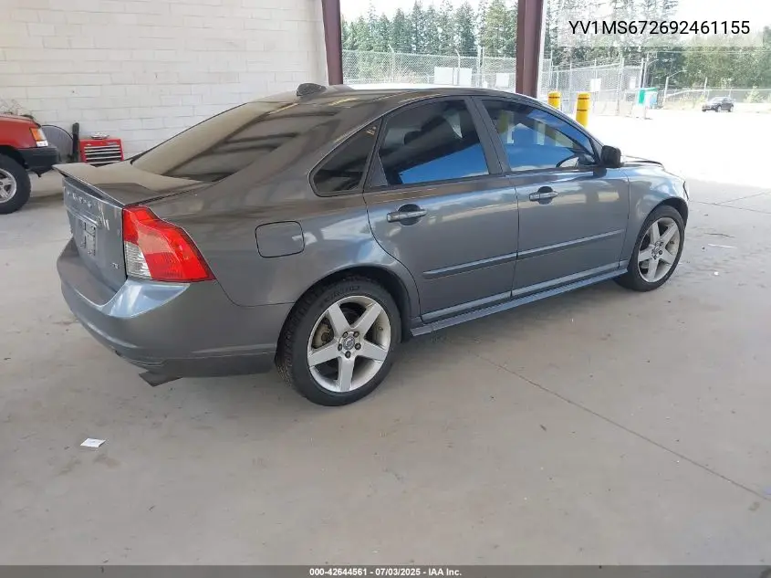 2009 Volvo S40 T5 R-Design VIN: YV1MS672692461155 Lot: 42644561