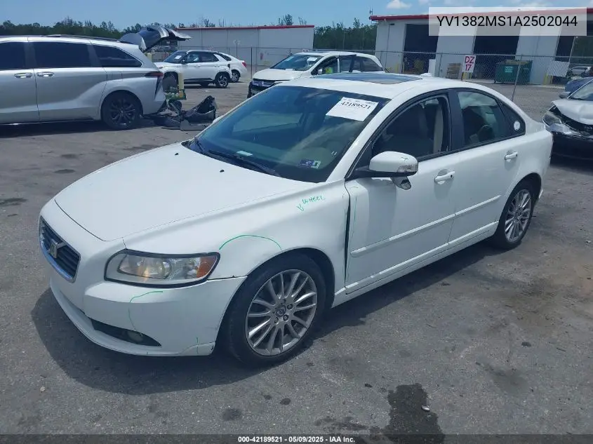 2010 Volvo S40 2.4I VIN: YV1382MS1A2502044 Lot: 42189521