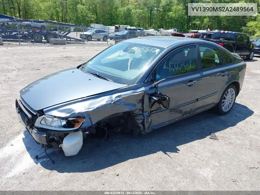 2010 Volvo S40 2.4I VIN: YV1390MS2A2489564 Lot: 42225612