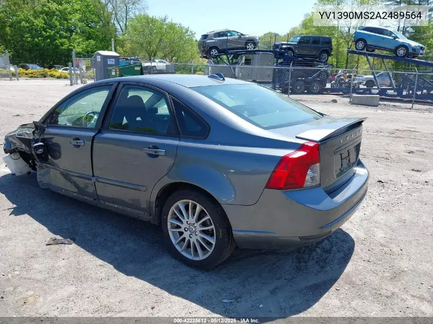 2010 Volvo S40 2.4I VIN: YV1390MS2A2489564 Lot: 42225612