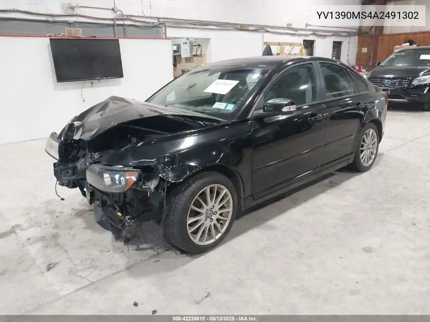 2010 Volvo S40 2.4I VIN: YV1390MS4A2491302 Lot: 42235619