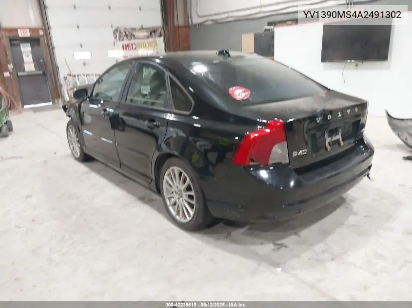 2010 Volvo S40 2.4I VIN: YV1390MS4A2491302 Lot: 42235619