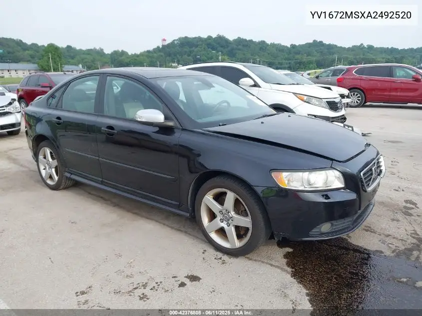 2010 Volvo S40 T5 R-Design VIN: YV1672MSXA2492520 Lot: 42376808