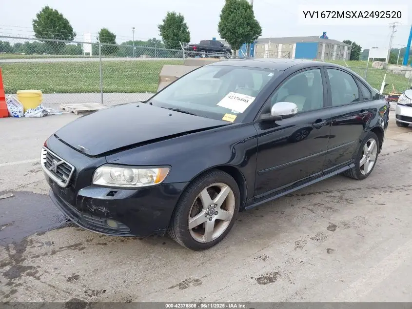 2010 Volvo S40 T5 R-Design VIN: YV1672MSXA2492520 Lot: 42376808
