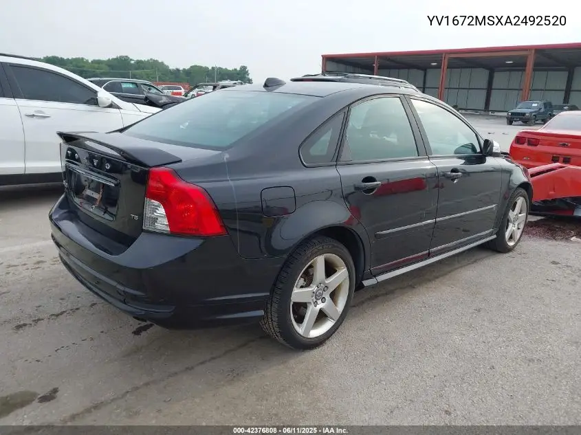2010 Volvo S40 T5 R-Design VIN: YV1672MSXA2492520 Lot: 42376808