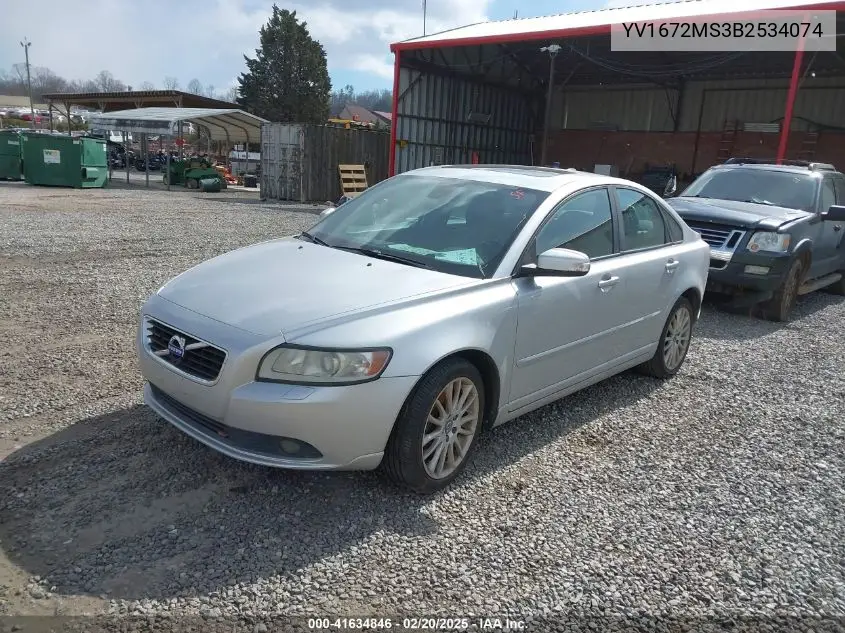 2011 Volvo S40 T5/T5 R-Design VIN: YV1672MS3B2534074 Lot: 41634846