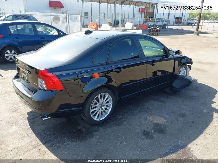 2011 Volvo S40 T5/T5 R-Design VIN: YV1672MS3B2547035 Lot: 42470539