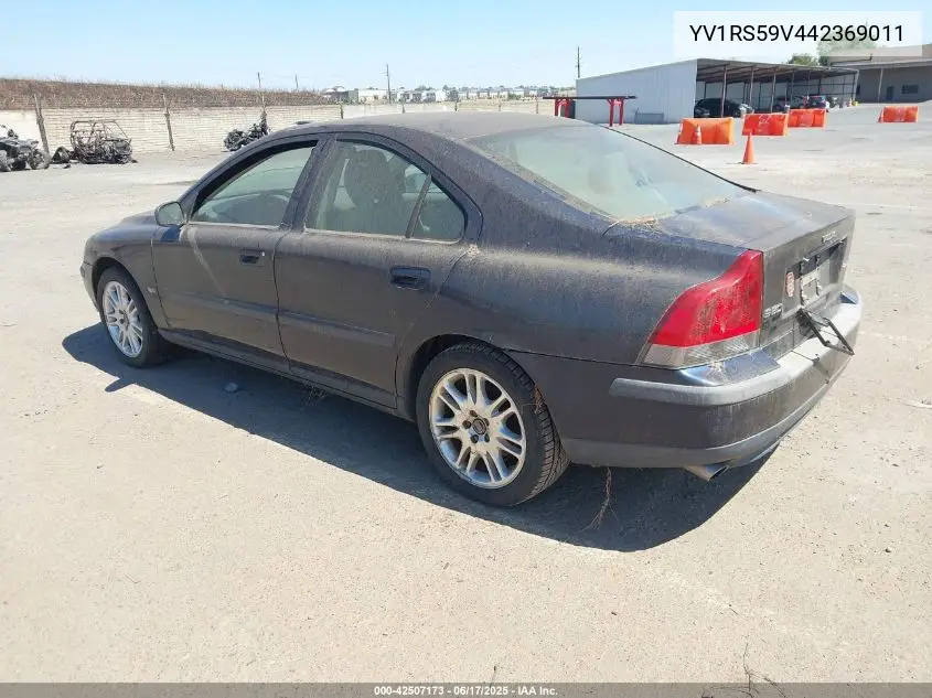 2004 Volvo S60 2.5T VIN: YV1RS59V442369011 Lot: 42507173