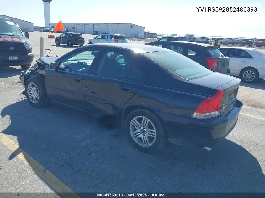 2005 Volvo S60 2.5T VIN: YV1RS592852480393 Lot: 41769213