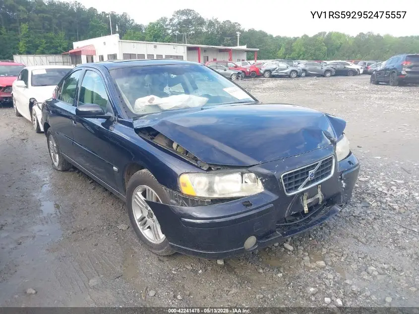 2005 Volvo S60 2.5T VIN: YV1RS592952475557 Lot: 42241475