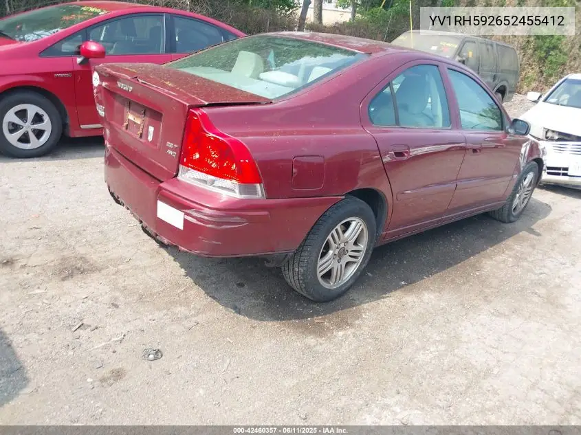 2005 Volvo S60 2.5T Awd VIN: YV1RH592652455412 Lot: 42460357