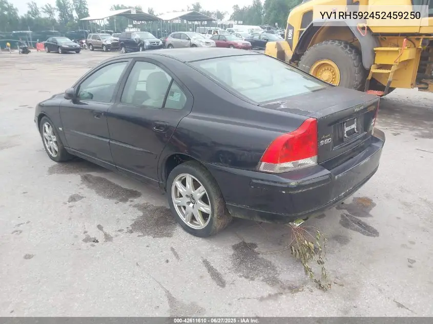 2005 Volvo S60 2.5T Awd VIN: YV1RH592452459250 Lot: 42611610