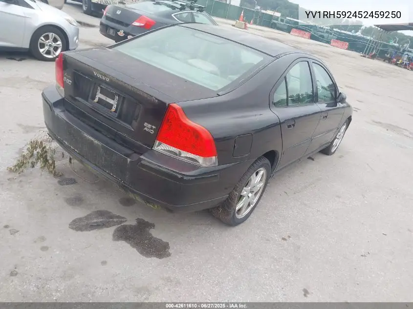 2005 Volvo S60 2.5T Awd VIN: YV1RH592452459250 Lot: 42611610