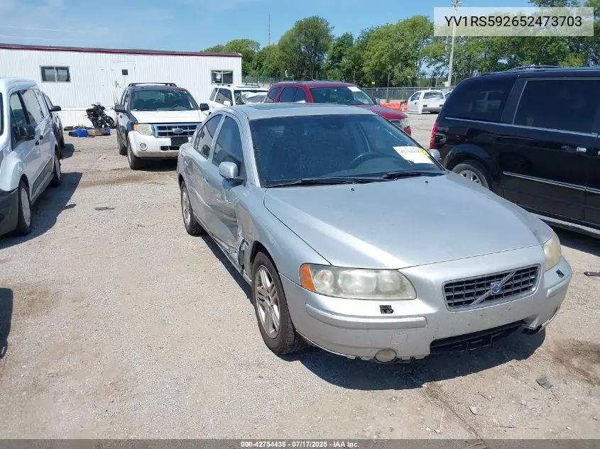 2005 Volvo S60 2.5T VIN: YV1RS592652473703 Lot: 42754438