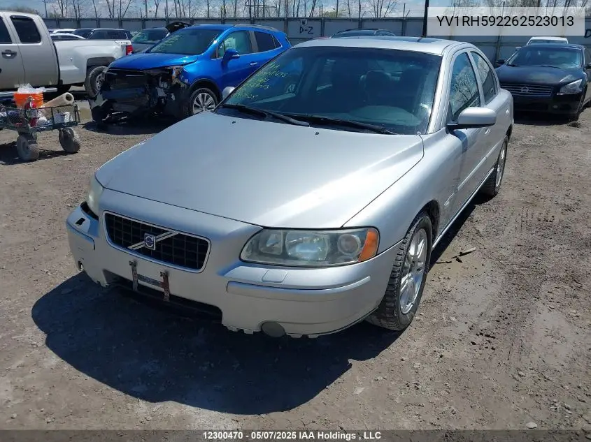 2006 Volvo S60 2.5T VIN: YV1RH592262523013 Lot: 12300470