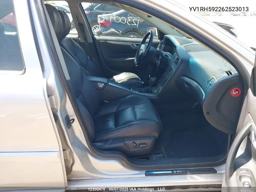 2006 Volvo S60 2.5T VIN: YV1RH592262523013 Lot: 12300470
