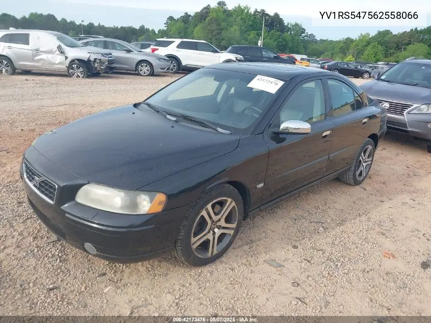 2006 Volvo S60 T5 VIN: YV1RS547562558066 Lot: 42173476
