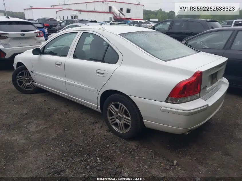 2006 Volvo S60 2.5T VIN: YV1RS592262538323 Lot: 42225344