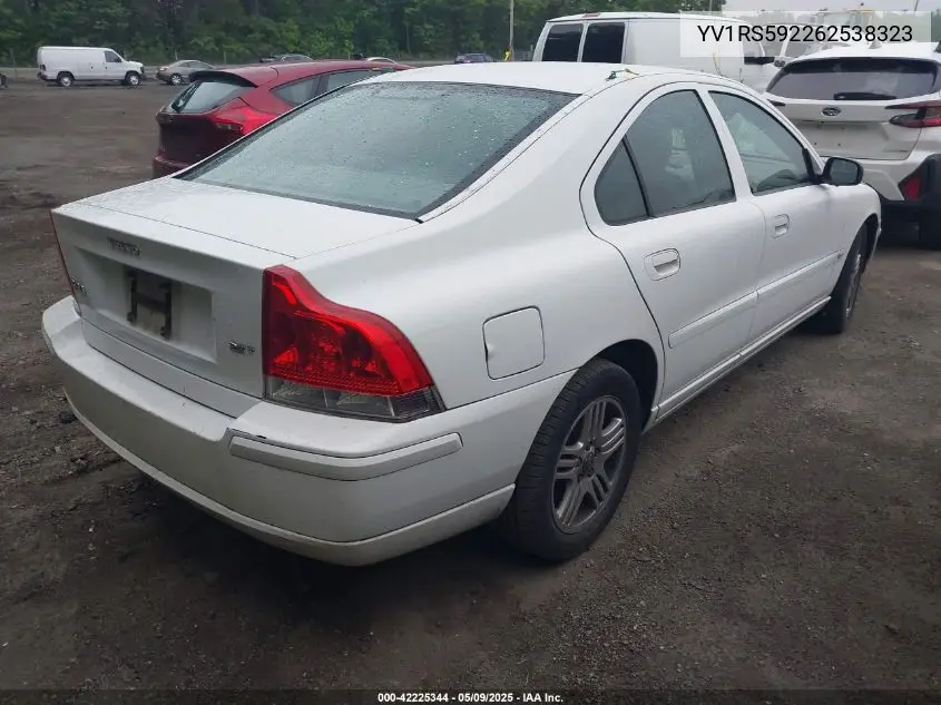 2006 Volvo S60 2.5T VIN: YV1RS592262538323 Lot: 42225344