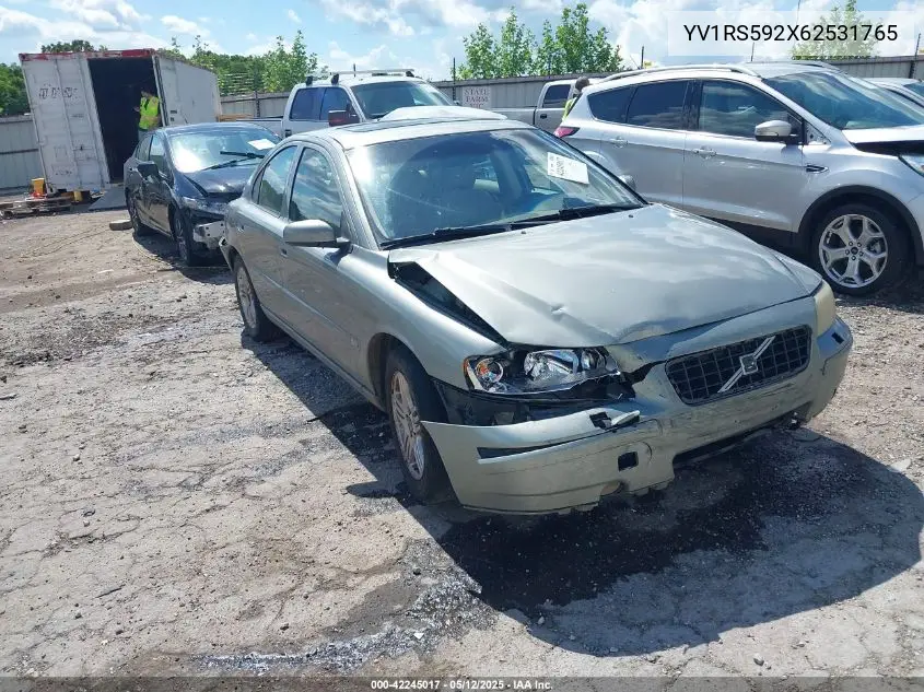 2006 Volvo S60 2.5T VIN: YV1RS592X62531765 Lot: 42245017