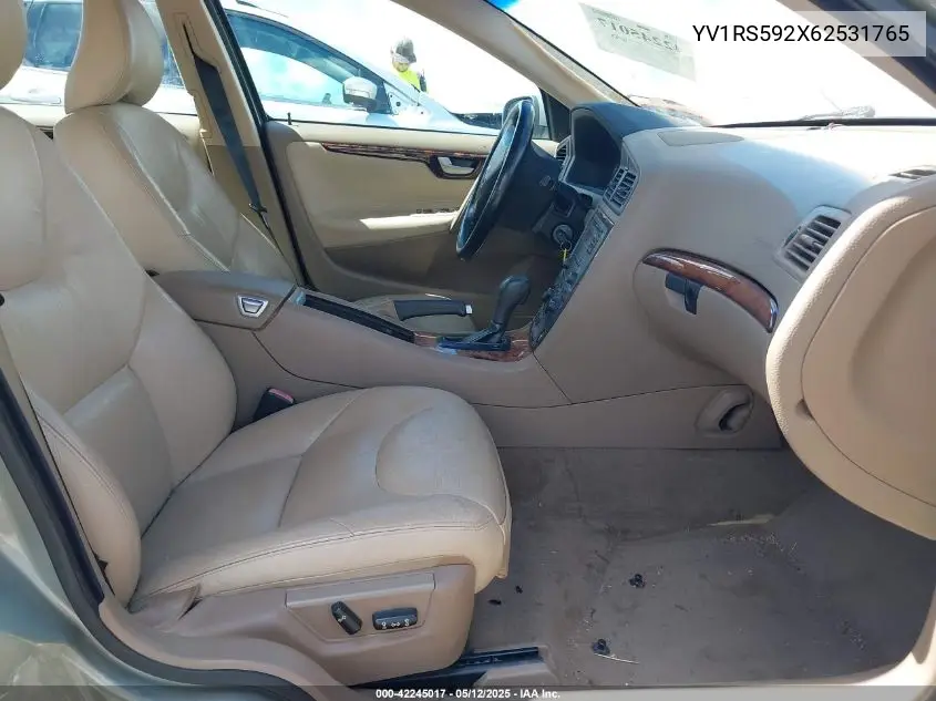 2006 Volvo S60 2.5T VIN: YV1RS592X62531765 Lot: 42245017
