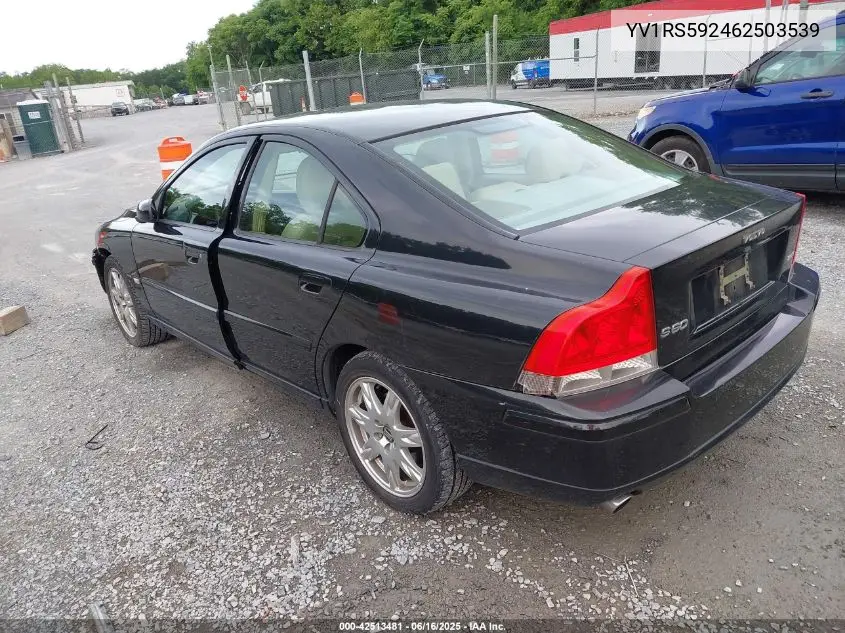 2006 Volvo S60 2.5T VIN: YV1RS592462503539 Lot: 42513481